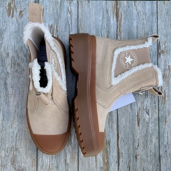 Converse Chuck Taylor All Star Chelsea Lugged Suede Boots Shoes Size 3 - Picture 7 of 11